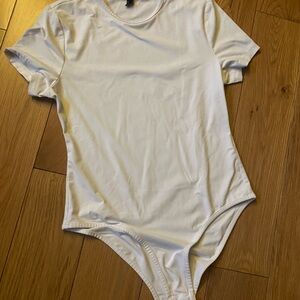 White Short Sleeve Bodysuit